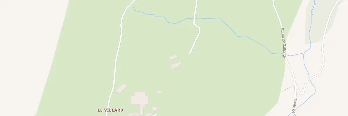 Plan du 290 Che des Courethays à Moye