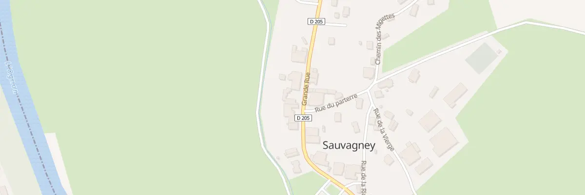 Plan du 8 Gr Grande Rue à Sauvagney