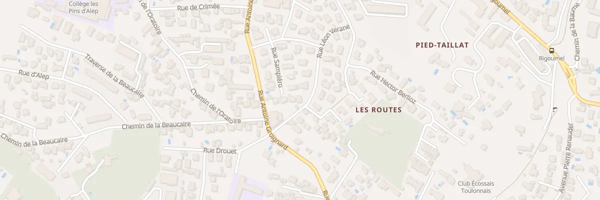 Plan du 61 Rue Bel Air à Toulon