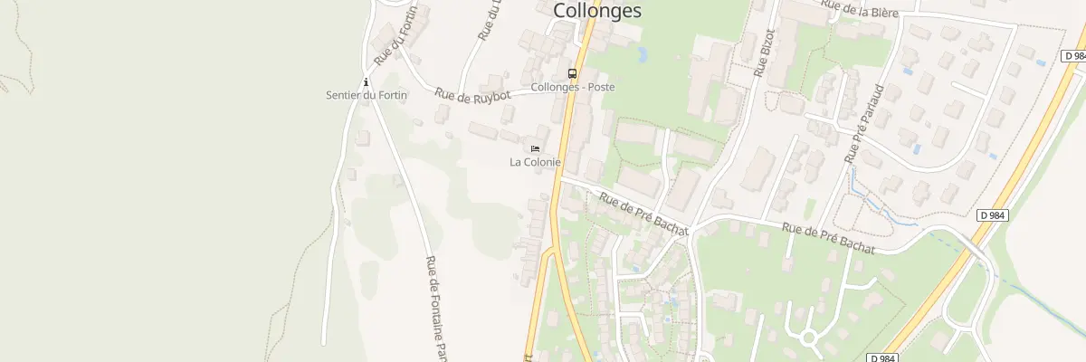 Plan du 218 Rue du Fort à Collonges