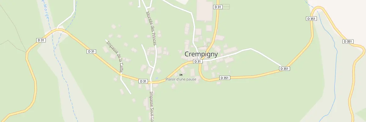 Plan du 44 Rte de Bellefontaine à Crempigny-Bonneguête