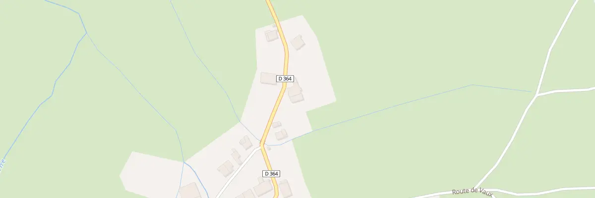 Plan du 6 Rte des Bâties à Vaux-le-Moncelot