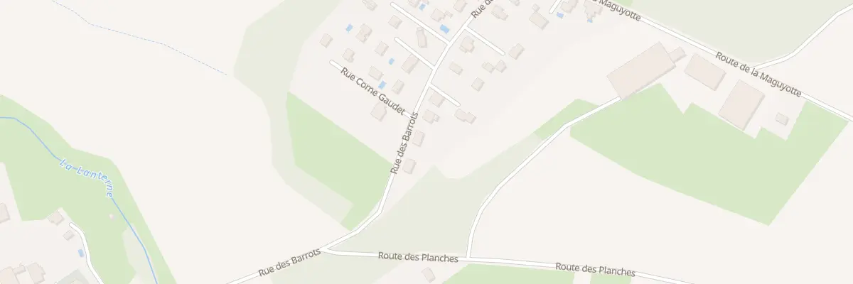 Plan du 6 Rue des Barrots à Chaucenne