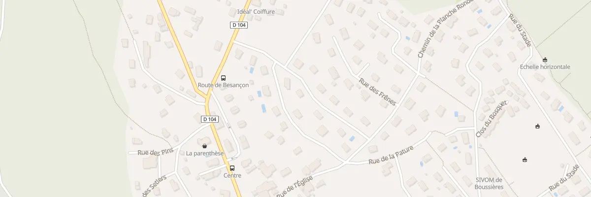 Plan du 7 Rue du Mont Joli à Boussières