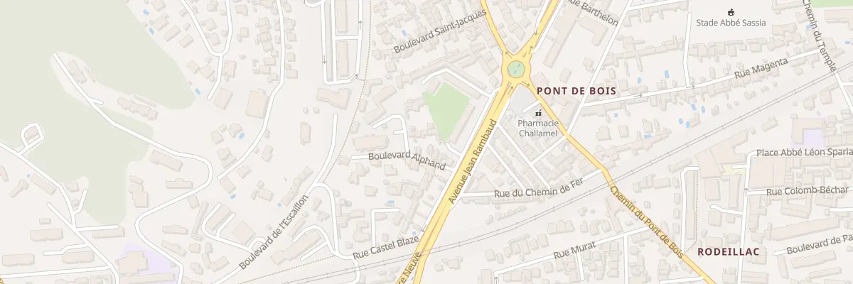 Plan du 7 Bd Alphand à Toulon