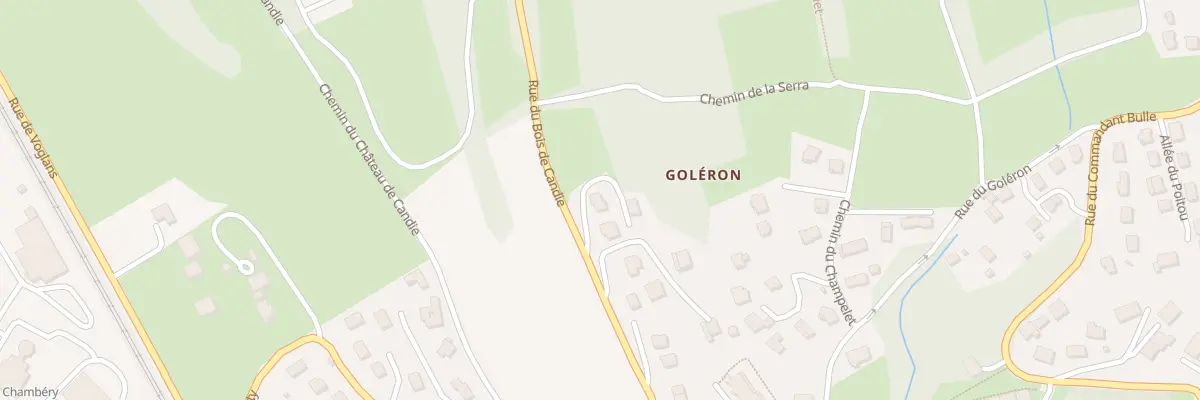 Plan du 296 Rue du Bois de Candie à Chambéry