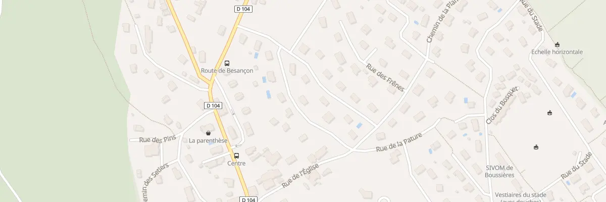 Plan du 9 Rue du Mont Joli à Boussières