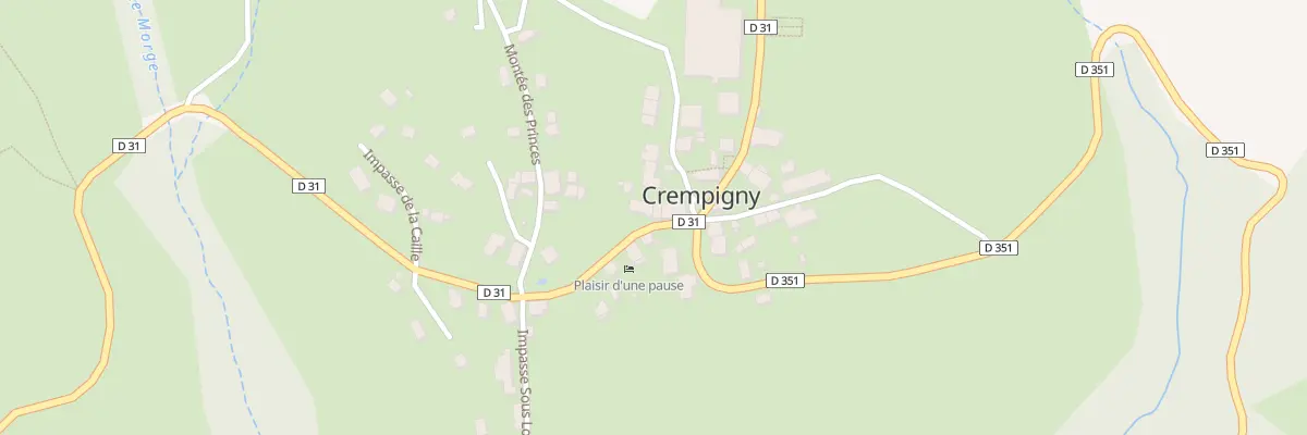 Plan du 36 Rte de Bellefontaine à Crempigny-Bonneguête
