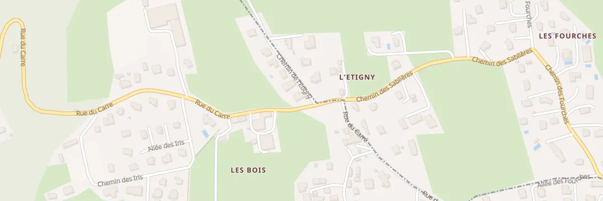 Plan du 29 Che de l’Etigny à Chambéry