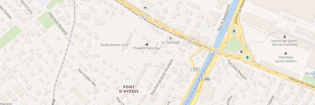 Plan du 6 Rue adrien badin à Cognin
