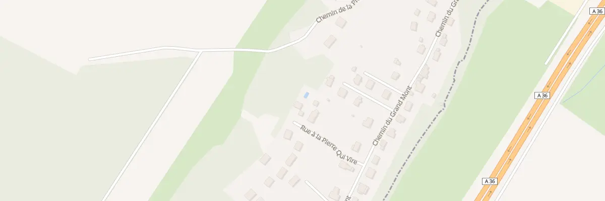 Plan du 11B A la Pierre Qui Vire à Champagney