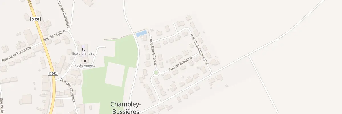 Plan du 1 Rue de Brolaine à Chambley-Bussières