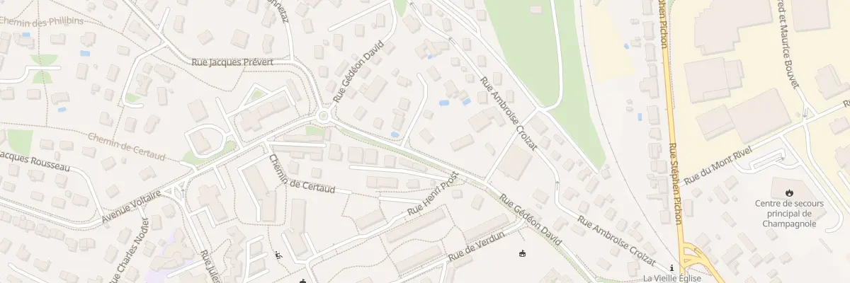 Plan du 24 Rue Gédéon David à Champagnole