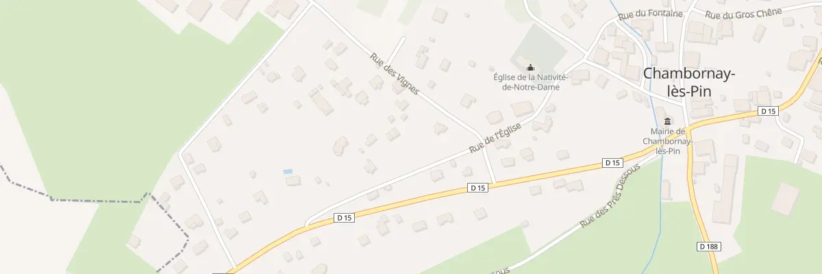 Plan du 12 Rue de l’Eglise à Chambornay-lès-Pin