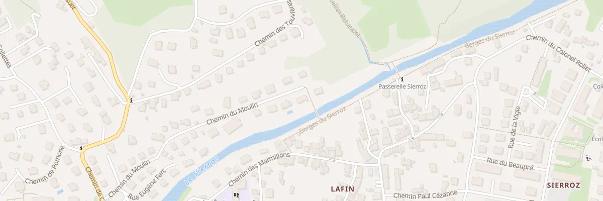 Plan du 28 Che du Moulin à Aix-les-Bains