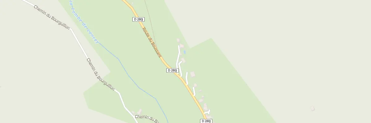 Plan du 795 Rte du Boussant à La Combe-de-Lancey