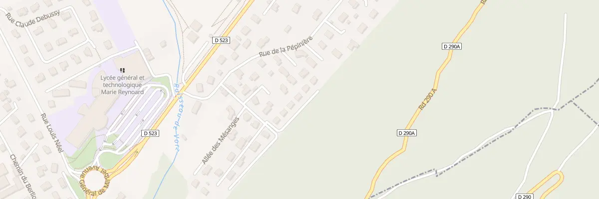 Plan du 195 All des Mésanges à Villard-Bonnot