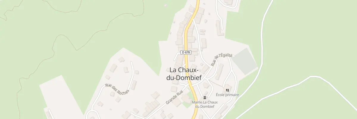 Plan du 13 Rue des Saillard à La Chaux-du-Dombief