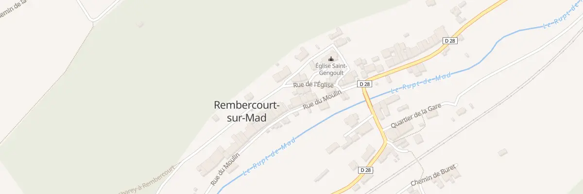 Plan du 41 Rue du Moulin à Rembercourt-sur-Mad