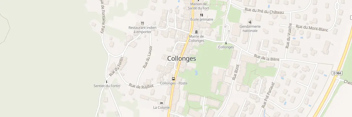Plan du 74 Rue du Fort à Collonges