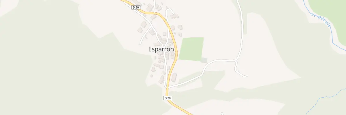 Plan du 5004 Le Village à Esparron