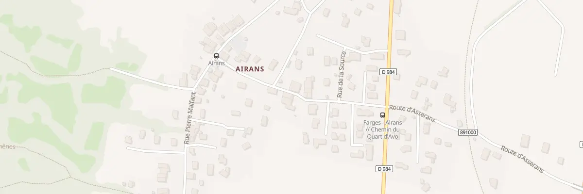 Plan du 5131 Che du Quart d’Avo à Farges