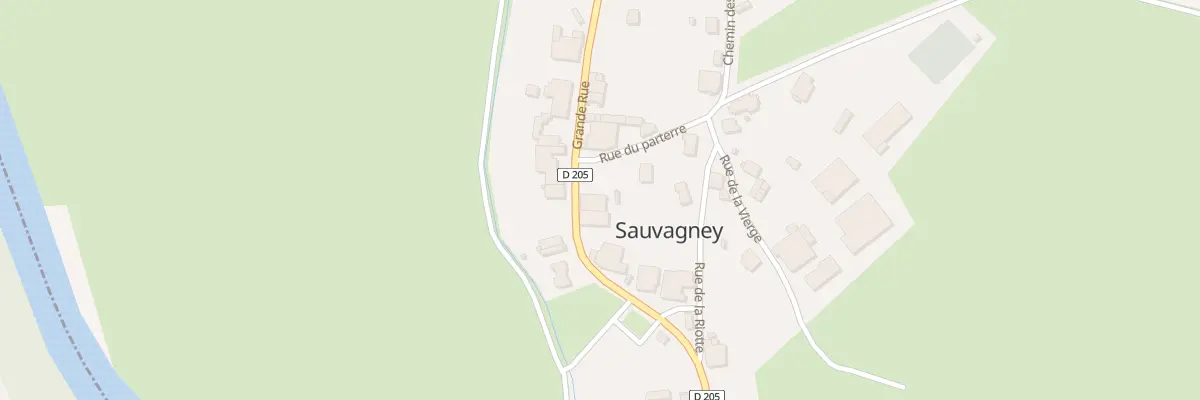 Plan du 7 Gr Grande Rue à Sauvagney
