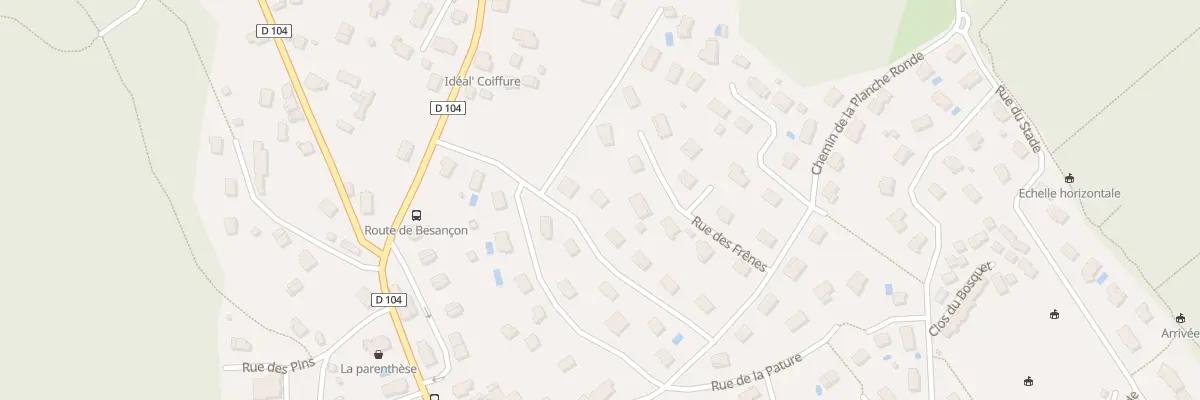 Plan du 5 Rue du Chêne Blanc à Boussières