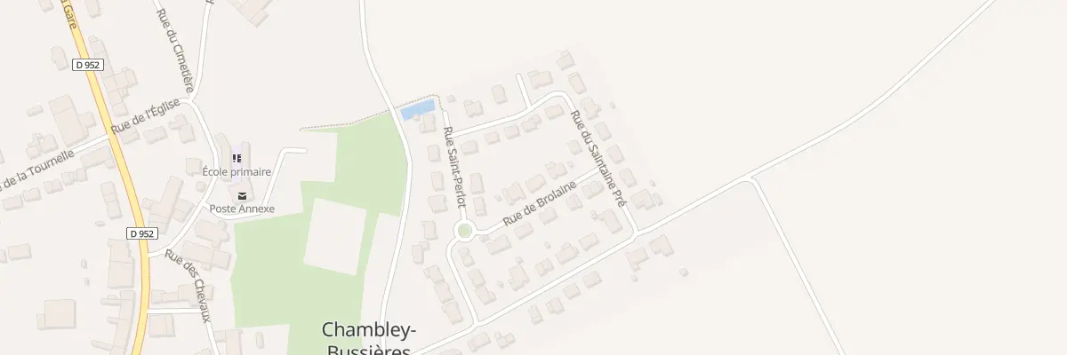 Plan du 3 Rue de Brolaine à Chambley-Bussières