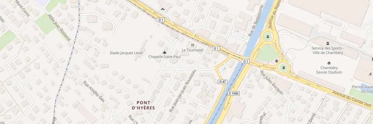 Plan du 4 Rue adrien badin à Cognin