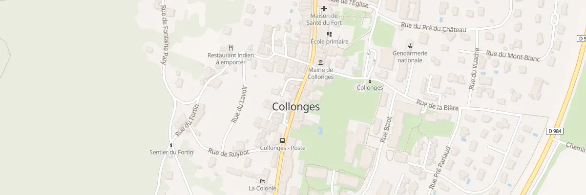 Plan du 56 Rue du Fort à Collonges