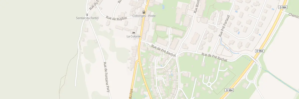 Plan du 32 Rue de Pré Bachat à Collonges