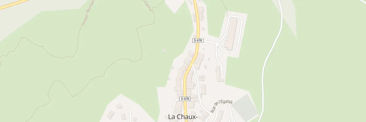 Plan du 33 Rue des Saillard à La Chaux-du-Dombief