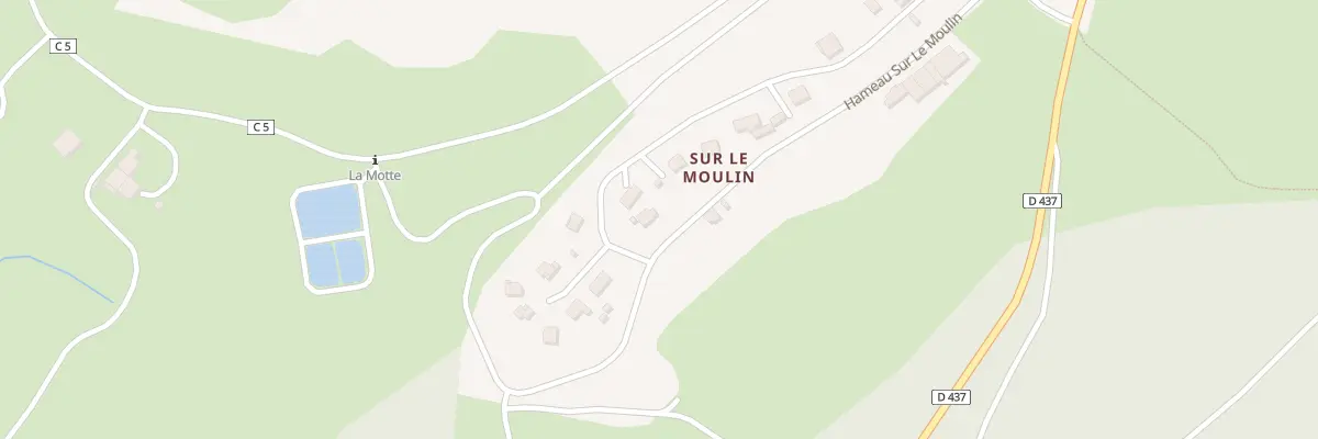 Plan du 31 Ham sur le Moulin à Grande-Rivière Château