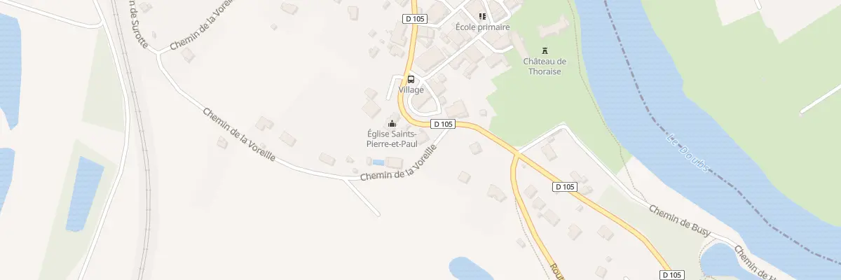 Plan du 22 Rte de Besancon à Thoraise