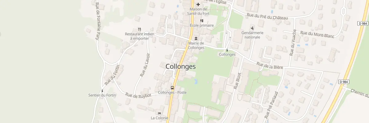 Plan du 55 Rue du Fort à Collonges