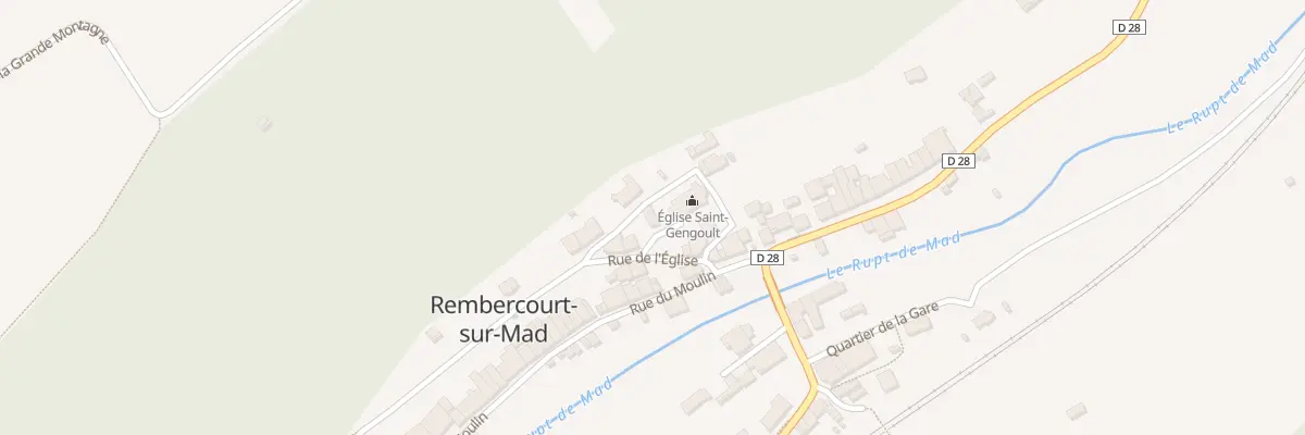 Plan du 18 Rue de l’Eglise à Rembercourt-sur-Mad