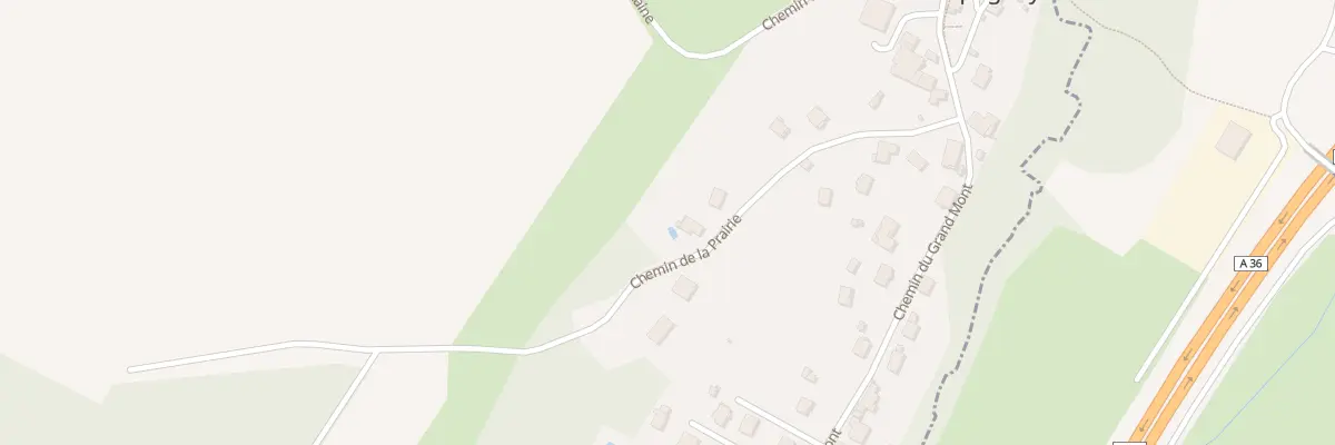 Plan du 10 Che de la Prairie à Champagney