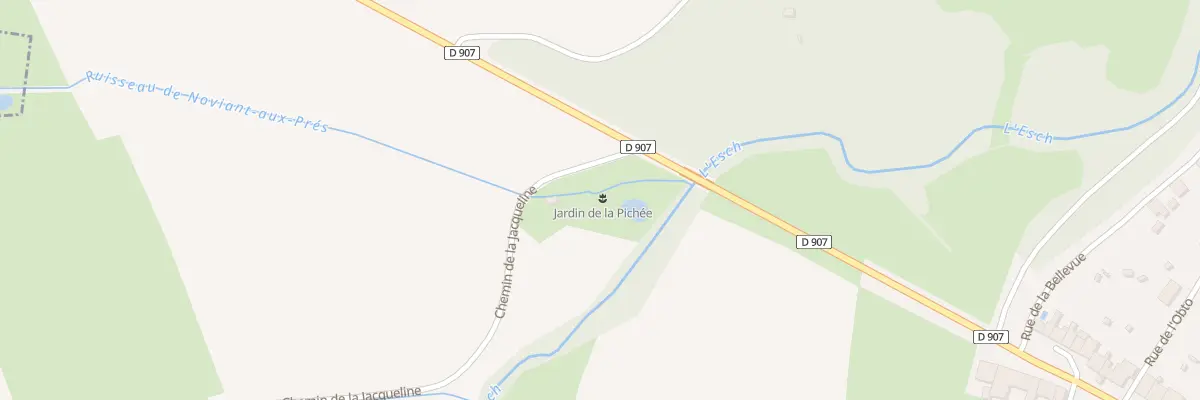 Plan du 9001 La Pichee à Manonville