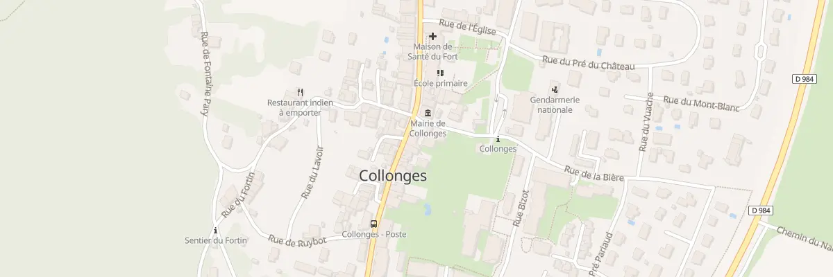 Plan du 17 Rue du Fort à Collonges
