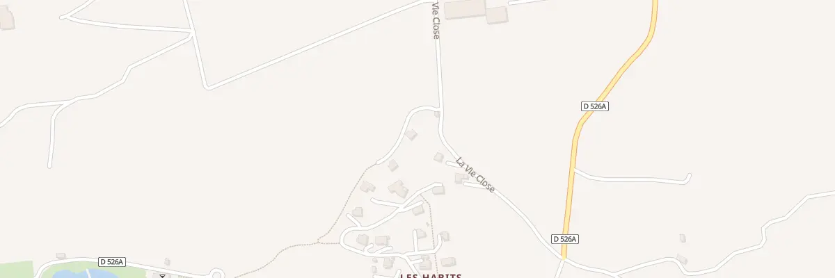 Plan du 532 Che de la Vie Close à Valbonnais