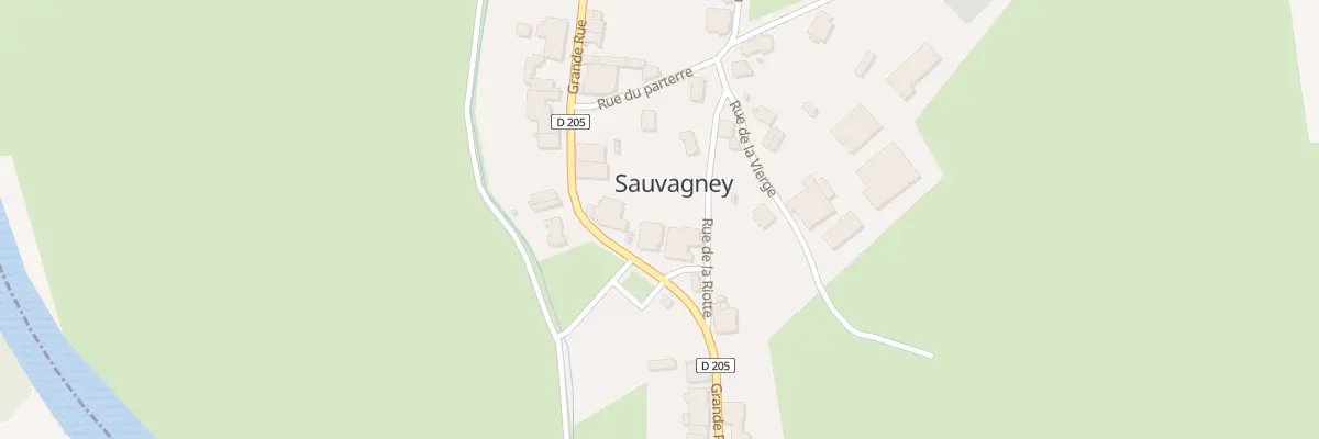 Plan du 13 Gr Grande Rue à Sauvagney