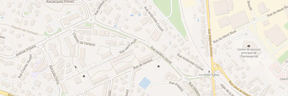 Plan du 5 Rue Gédéon David à Champagnole