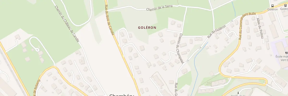 Plan du 262 Rue du Bois de Candie à Chambéry