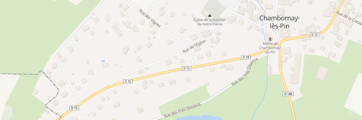 Plan du 9 Rue de l’Eglise à Chambornay-lès-Pin
