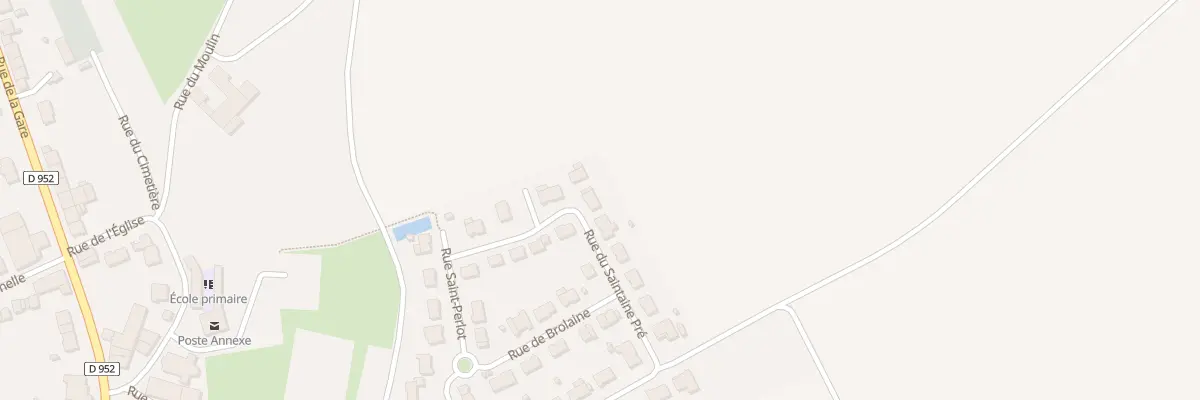 Plan du 12 Rue Saintaine Pre à Chambley-Bussières