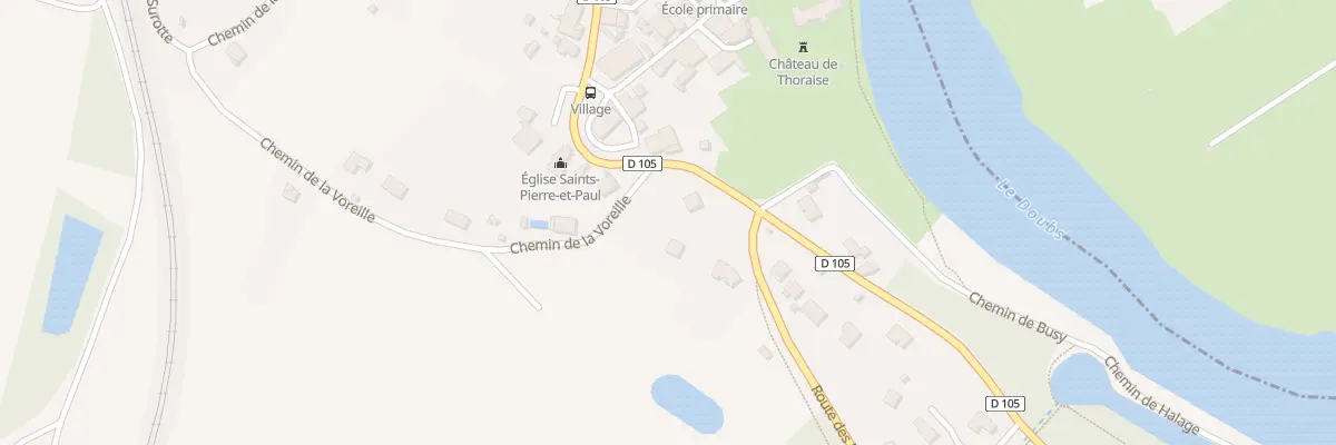Plan du 24 Rte de Besancon à Thoraise