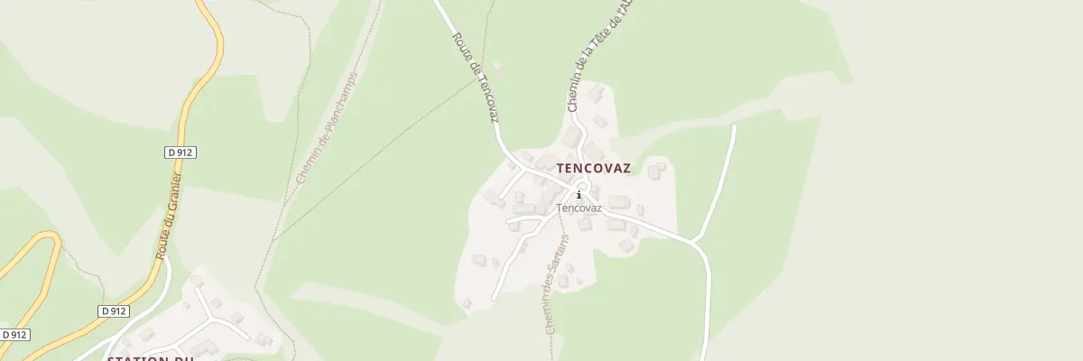 Plan du 5031 Tencovaz à Entremont-le-Vieux