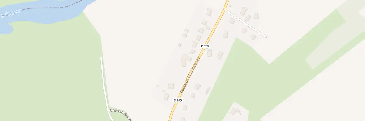 Plan du 15 Rte de Chambornay à Sauvagney