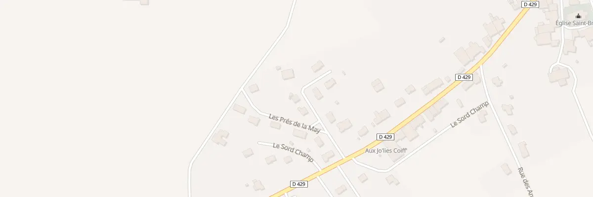 Plan du 121 Les Prés de la May à Dombrot-le-Sec